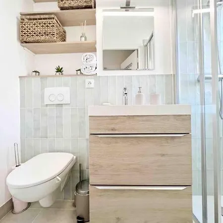 شقة Le Diderot : 2 Prs, 10 Min Plages, Parking أنتيب